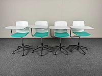 Four design - verrijdbare vergaderstoel met een tafeltje - vergaderstoel (12x) - afbeelding 1 van  7