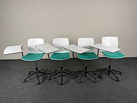 Four design - verrijdbare vergaderstoel met een tafeltje - vergaderstoel (12x) - afbeelding 2 van  7