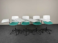 Four design - verrijdbare vergaderstoel met een tafeltje - vergaderstoel (4x) - afbeelding 2 van  7