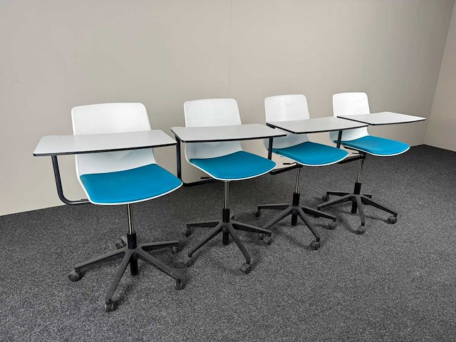Four design - verrijdbare vergaderstoel met een tafeltje - vergaderstoel (6x) - afbeelding 5 van  6