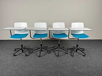 Four design - verrijdbare vergaderstoel met een tafeltje - vergaderstoel (7x) - afbeelding 1 van  5