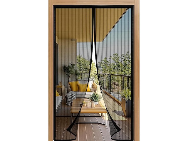 Fowong magnetisch vliegengaas voor deur, 150 x 255 cm - afbeelding 1 van  2
