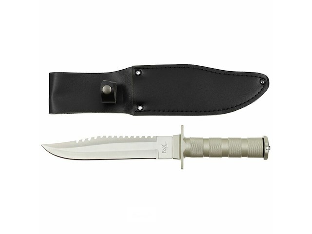 Fox outdoor survival mes met aluminium handvat - afbeelding 1 van  2