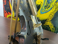 Fp pop art - louis vuitton violon luxury grey dark metalic 60cm édition limited 2/10 - afbeelding 2 van  12