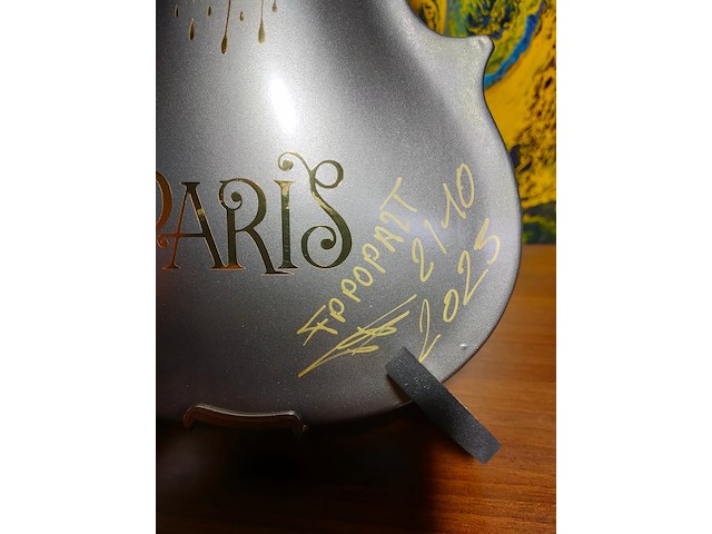 Fp pop art - louis vuitton violon luxury grey dark metalic 60cm édition limited 2/10 - afbeelding 4 van  12