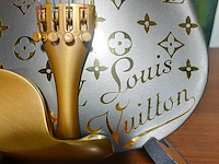 Fp pop art - louis vuitton violon luxury grey dark metalic 60cm édition limited 2/10 - afbeelding 11 van  12