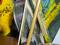 Fp pop art - louis vuitton violon luxury grey dark metalic 60cm édition limited 2/10 - afbeelding 12 van  12