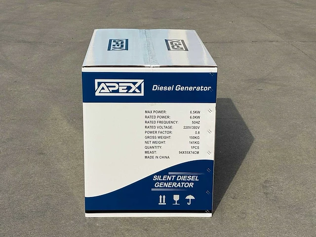 Fpower fp8500 diesel stroomgenerator - afbeelding 3 van  7