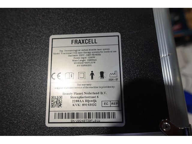 Fractionele co2-laser fraxcell - afbeelding 5 van  8