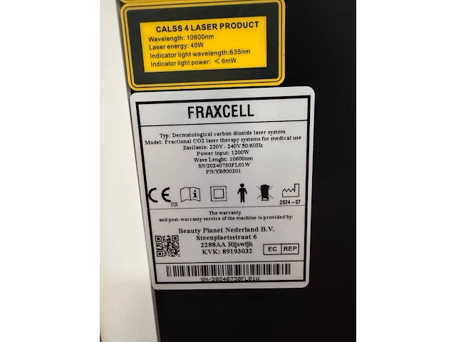 Fractionele co2-laser fraxcell - afbeelding 11 van  11