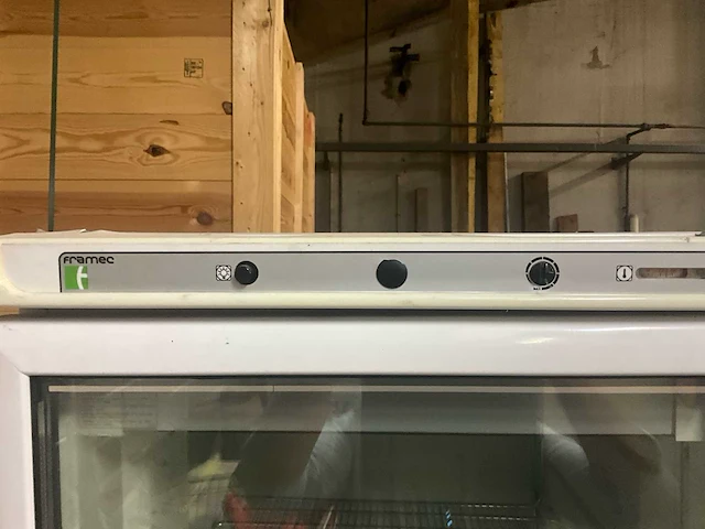 Frame ebm550815 framec – 560 l professionele glazen vriezer – grote capaciteit & xxl presentatie - afbeelding 5 van  6