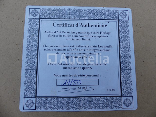 Frame met klok - afbeelding 3 van  3