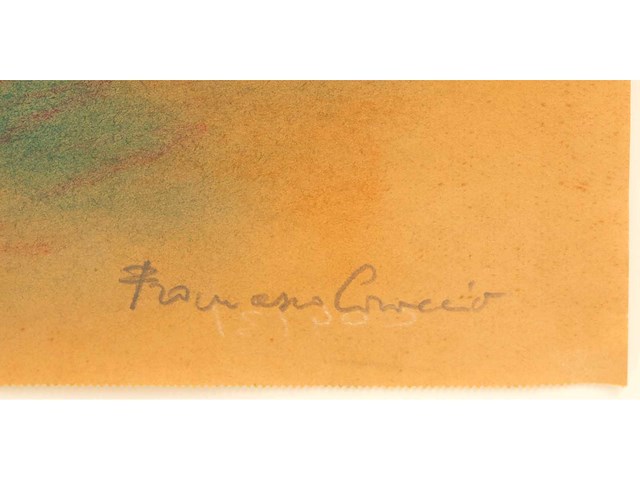 Francesco caraccio - innamorati in bicicletta - gemengde techniek - afbeelding 3 van  3