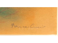 Francesco caraccio - innamorati in bicicletta - gemengde techniek - afbeelding 3 van  3