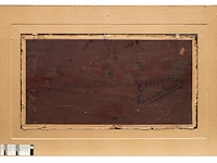 François etienne musin (1820-1888), view of a port, oil on mahogany 31 x 58 cm. (12.19 x 22.82 in.), frame: 50 x 77 cm. (19.67 x 30.30 in.) - afbeelding 3 van  6