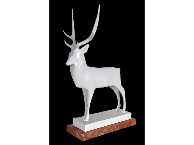 François pompon - grand cerf - brons - afbeelding 1 van  9