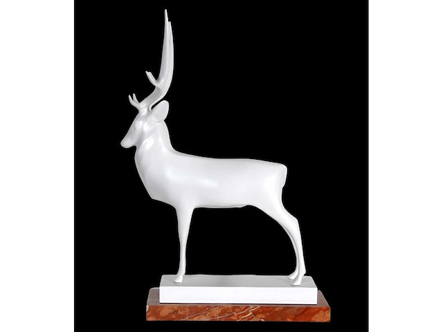 François pompon - grand cerf - brons - afbeelding 2 van  9