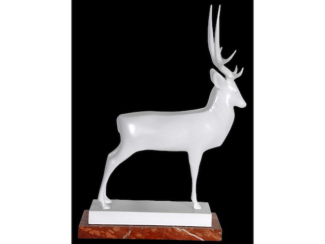 François pompon - grand cerf - brons - afbeelding 8 van  9