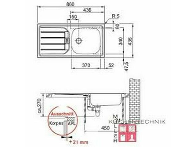 Franke esn614 nova - afbeelding 3 van  4