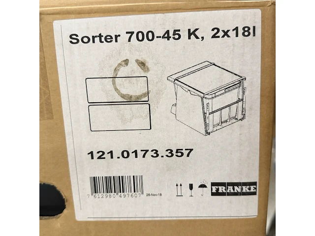 Franke inbouwafvalsysteem - afbeelding 1 van  4