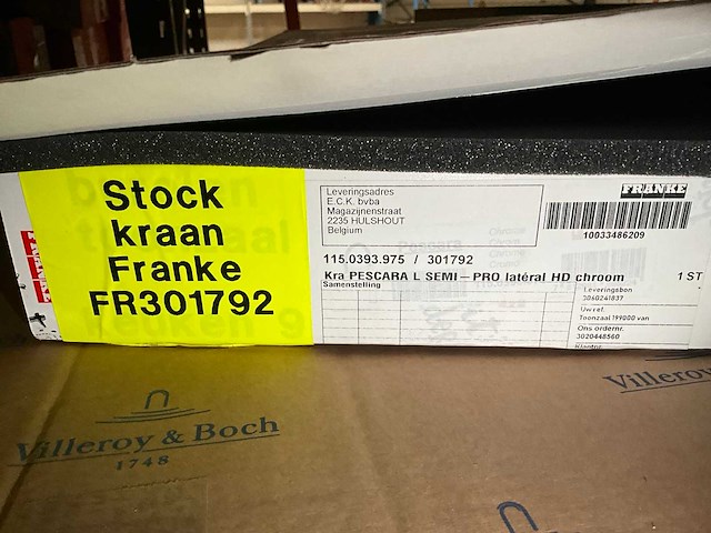 Franke wastafelkraan en bodem (2x) - afbeelding 3 van  7