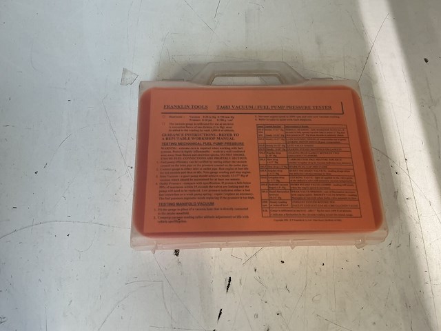 Franklin ta683 vacuüm- & brandstofdrukmeter set - afbeelding 4 van  4