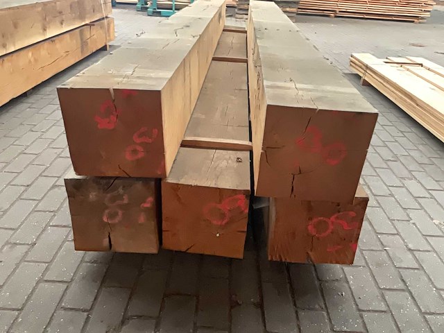 Frans eiken balken 300x300 mm (5x) - afbeelding 2 van  5