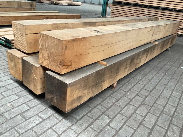 Frans eiken balken 300x300 mm (5x) - afbeelding 3 van  5