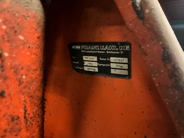 Frans kahl fk bulli transpallet - afbeelding 5 van  5