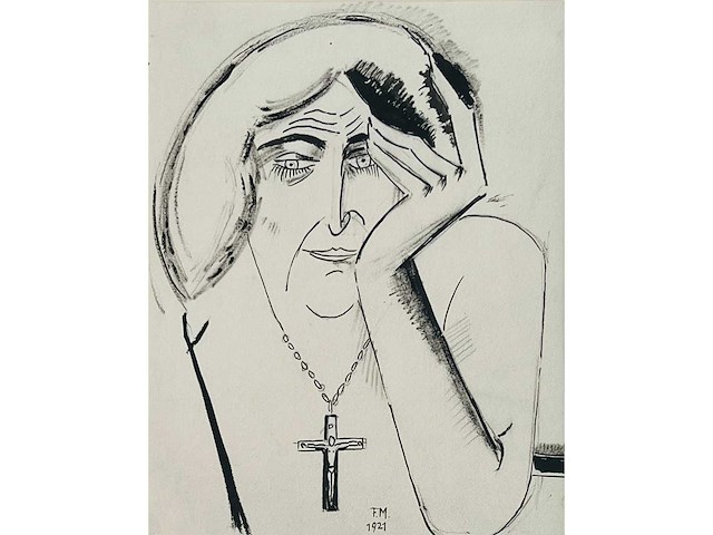 Frans masereel - origineel - ingelijst - afbeelding 2 van  13