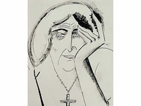 Frans masereel - origineel - ingelijst