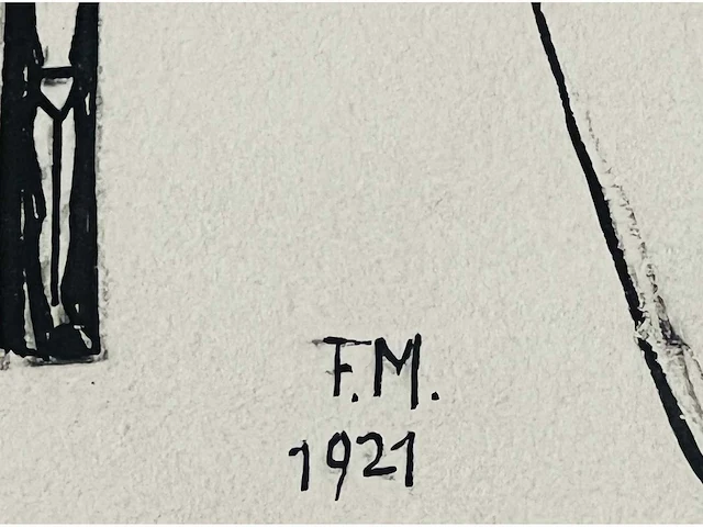 Frans masereel - origineel - ingelijst - afbeelding 6 van  13