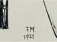 Frans masereel - origineel - ingelijst - afbeelding 6 van  13