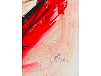 Franscz witte - naakt - olieverfkrijt op papier - afbeelding 7 van  7