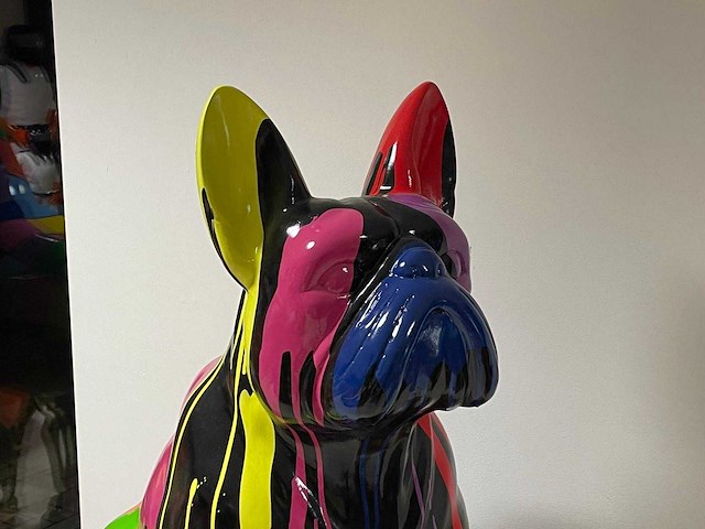 Franse bulldog zit - afbeelding 2 van  2