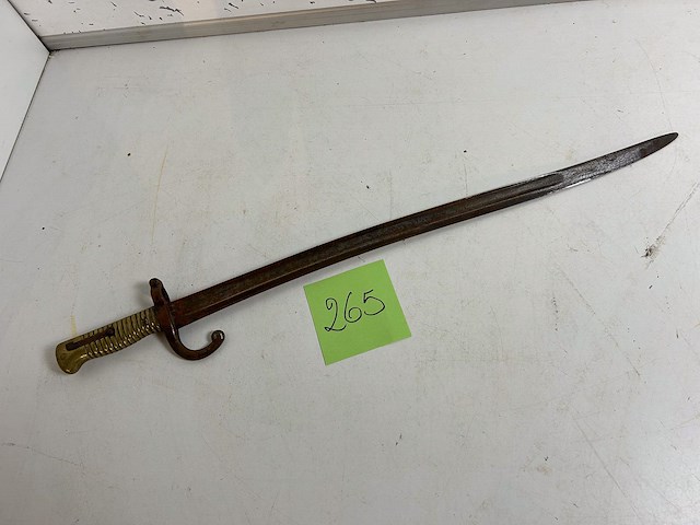 Franse chassepot bayonet - afbeelding 1 van  1