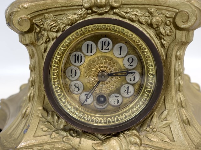 Franse pendule duif - afbeelding 5 van  10