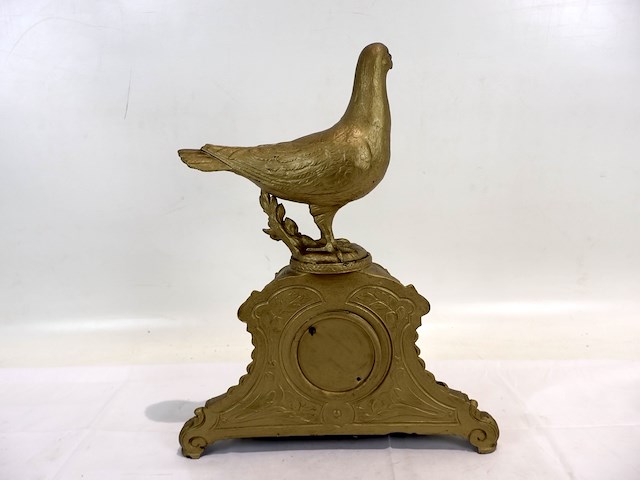 Franse pendule duif - afbeelding 6 van  10