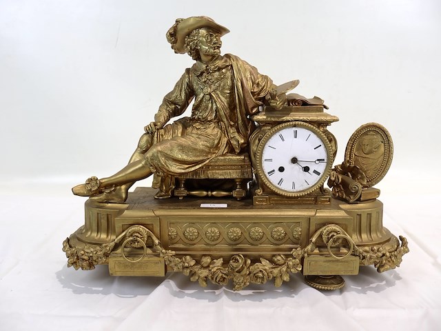 Franse pendule edelman - afbeelding 1 van  13