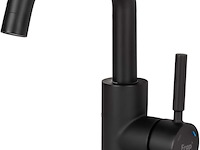 Frap badkamerkraan voor kleine wastafel zwart - afbeelding 1 van  3