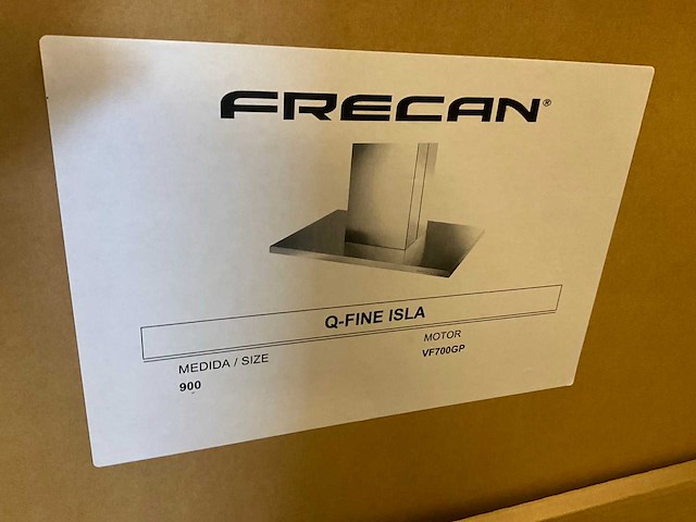 Frecan q-fine isla dampkap - afbeelding 1 van  6
