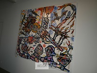 Fredcot schilderij in 10 panelen