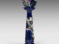 Frédéric thurner (1865-1925), polychrome decorated jardinière on stand, total h 111,5 cm 111.5 cm. (43.89 in.) - afbeelding 4 van  9
