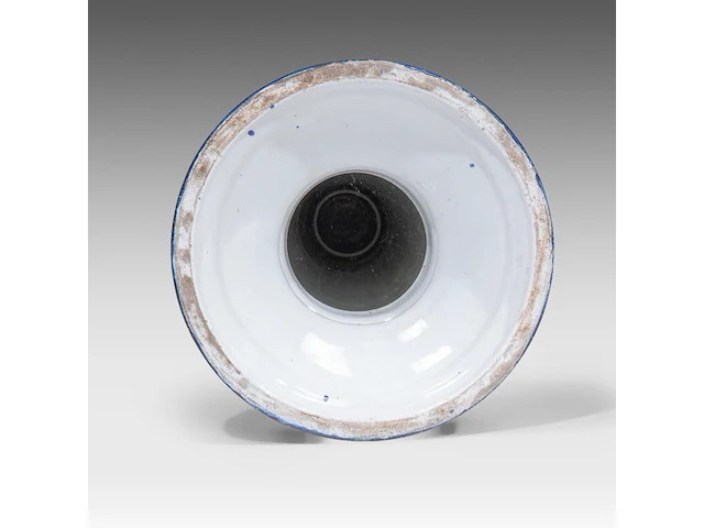 Frédéric thurner (1865-1925), polychrome decorated jardinière on stand, total h 111,5 cm 111.5 cm. (43.89 in.) - afbeelding 6 van  9