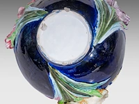 Frédéric thurner (1865-1925), polychrome decorated jardinière on stand, total h 111,5 cm 111.5 cm. (43.89 in.) - afbeelding 9 van  9