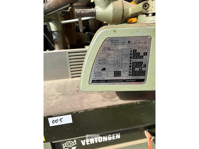 Freesmachine - vertongen - afbeelding 2 van  4