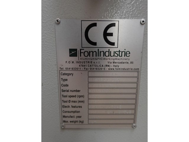 Freesmachine fomindustrie - afbeelding 7 van  7