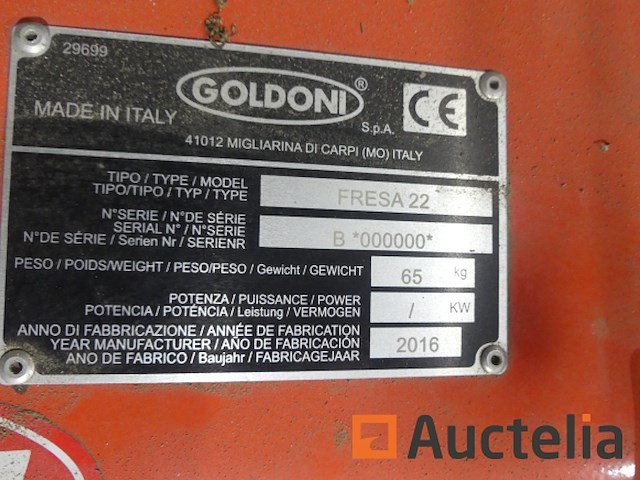 Freesmachine met frees goldoni 140 ab2 - afbeelding 7 van  19