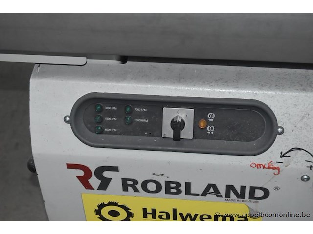 Freesmachine robland t-120l, 3000/10,000rpm, werking niet gekend - afbeelding 4 van  4
