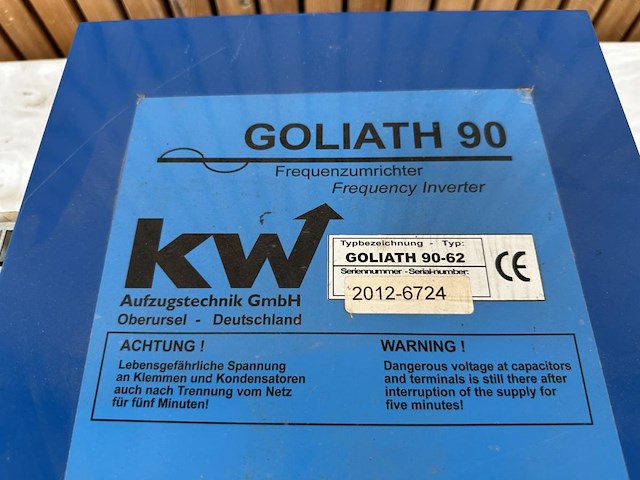 Frequentie-omvormer goliath 90 - afbeelding 2 van  6